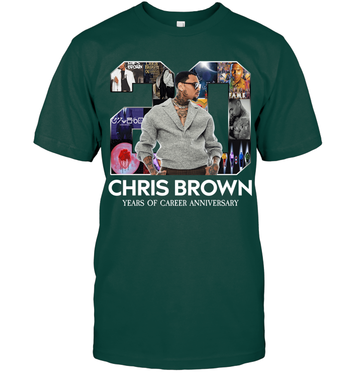 Chris Brown Breezy Bowl XX Tour T-Shirt - ECOBT1415 (Black Shirt)