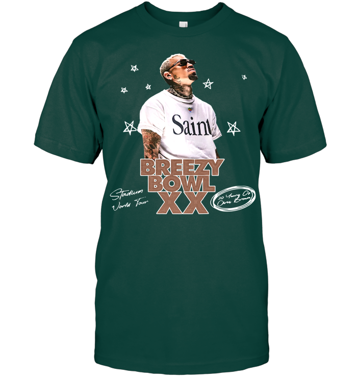 Chris Brown Tour Shirt - ECOLD363 (Black Shirt)