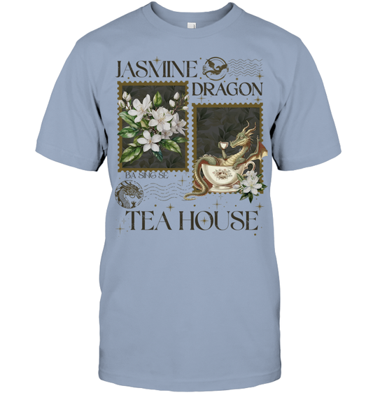 Jasmine Dragon Tea Shop Shirt - ECOLD86 (White Shirt)