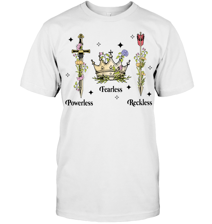 Powerless Bookish Shirt - ECOLD120 (White)