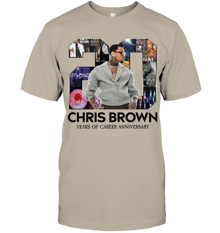 Chris Brown Breezy Bowl XX Tour T-Shirt - ECOBT1415 (White Shirt)