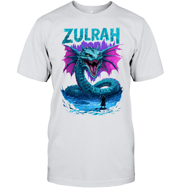 Runescape Zulrah T-Shirt - EVYBT1142 (White shirt)