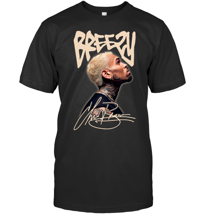 Chris Brown Breezy Bowl Tour Shirt - ECOTR4080 (Black Shirt)