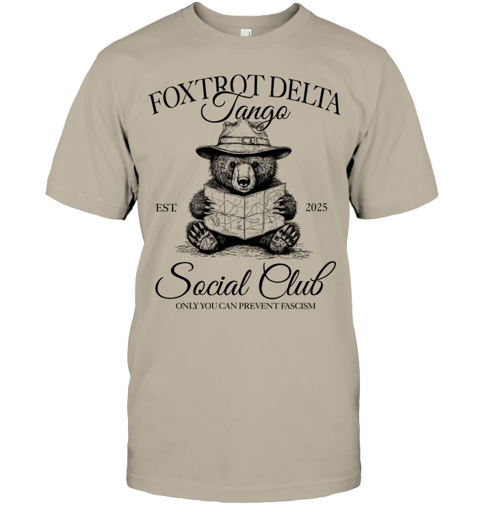 Foxtrot Delta Tango Shirt - ECOBT1348 (White Shirt)