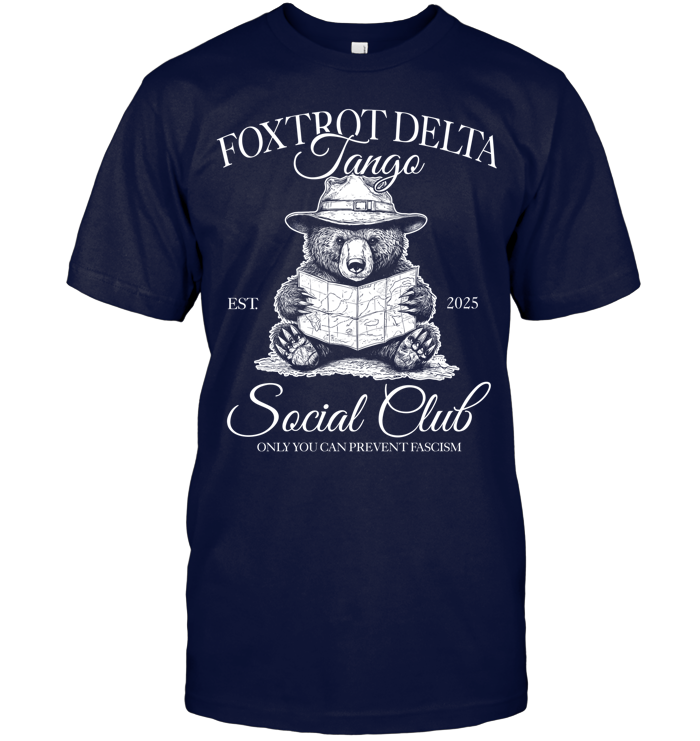 Foxtrot Delta Tango Shirt - ECOBT1348 (Black Shirt)