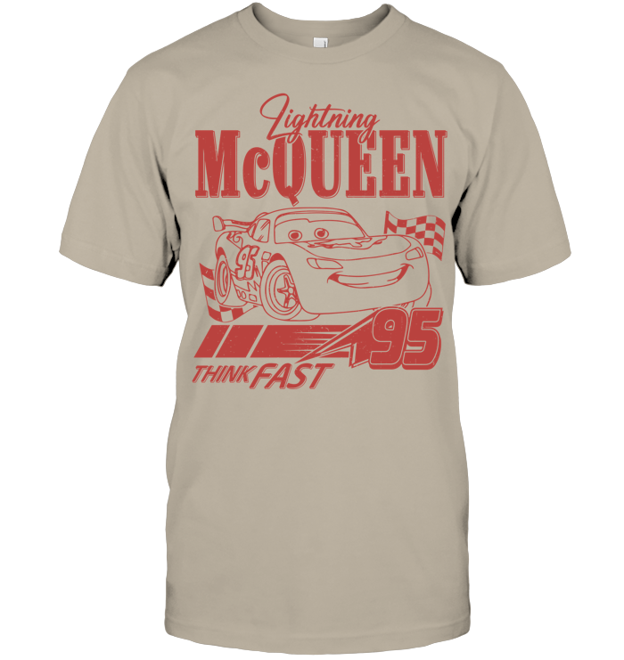 Lightning McQueen Two-Sided Shirt - ECOTR4011 (White Shirt)