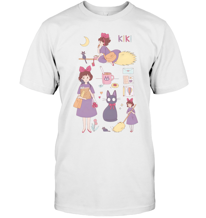 Kikis Delivery Service Jiji Shirt - ECOBT1411 (White Shirt)