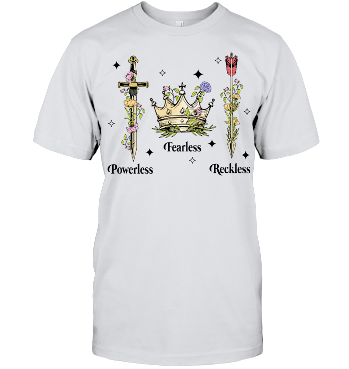 Powerless Bookish Shirt - ECOLD120 (White)