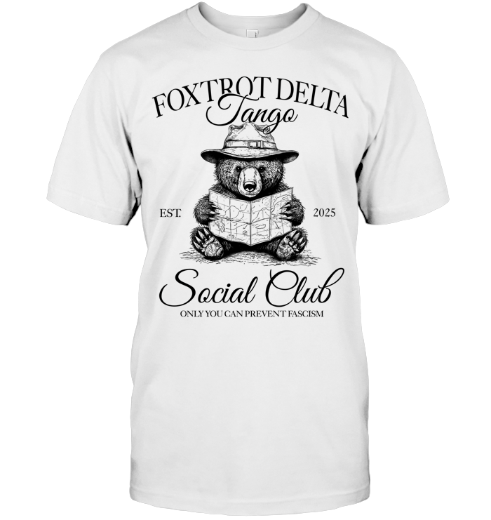 Foxtrot Delta Tango Shirt - ECOBT1348 (White Shirt)