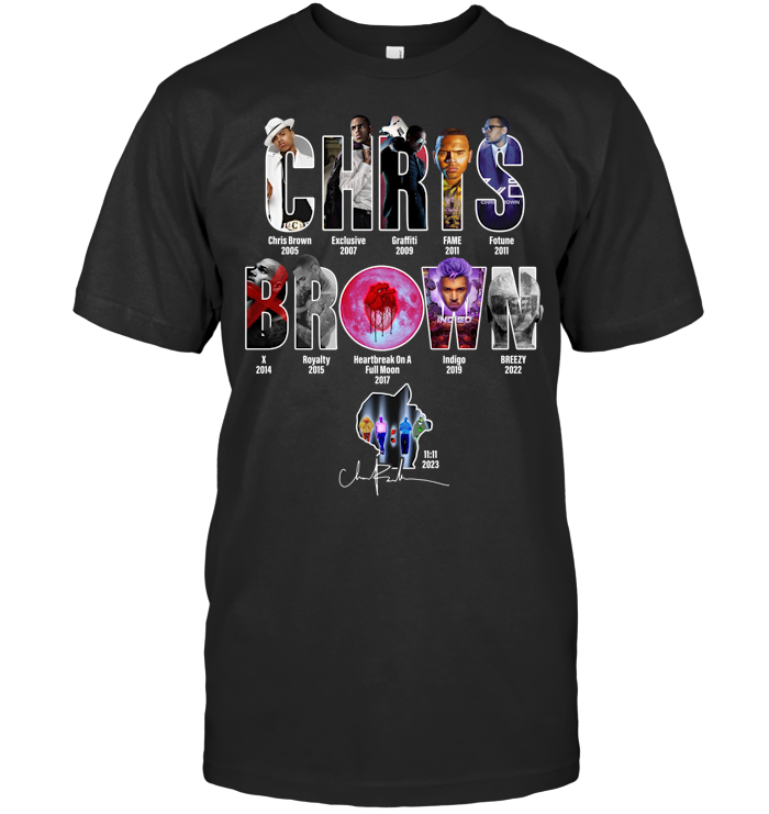 2025 Chris Brown Tour Breezy Bowl XX T-Shirt - ECOTR4063 (Black Shirt)