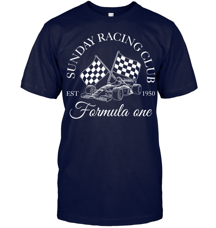 Sunday Racing Club Formula One T-Shirt - EVYBT1244 (black shirt)