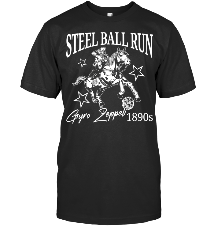 Steel Ball Run Gyro Zeppeli Vintage 1890s - ECOLD180 (Black Shirt)
