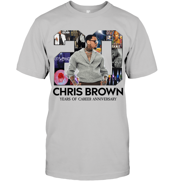 Chris Brown Breezy Bowl XX Tour T-Shirt - ECOBT1415 (White Shirt)