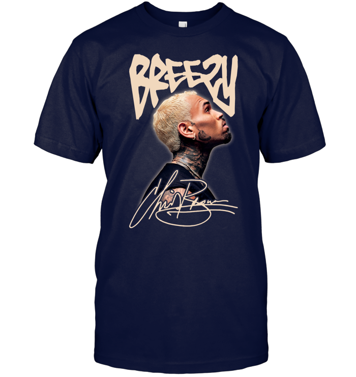 Chris Brown Breezy Bowl Tour Shirt - ECOTR4080 (Black Shirt)