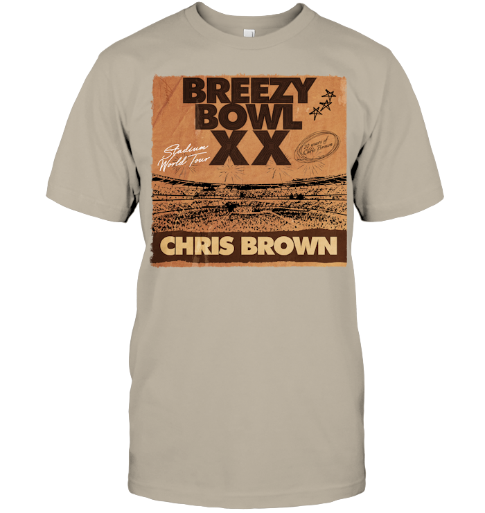 Brown Tour Breezy Bowl XX T-Shirt - ECOBT1399