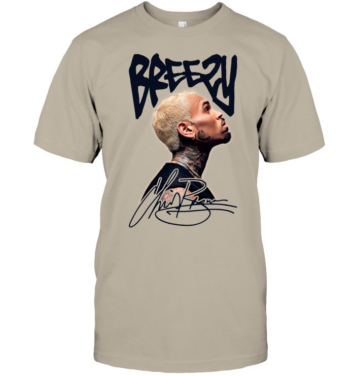 Chris Brown Breezy Bowl Tour Shirt - ECOTR4080 (White Shirt