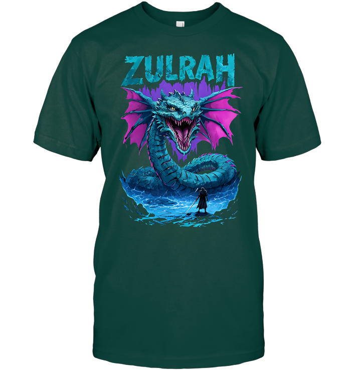 Runescape Zulrah T-Shirt - EVYBT1142 (White shirt)