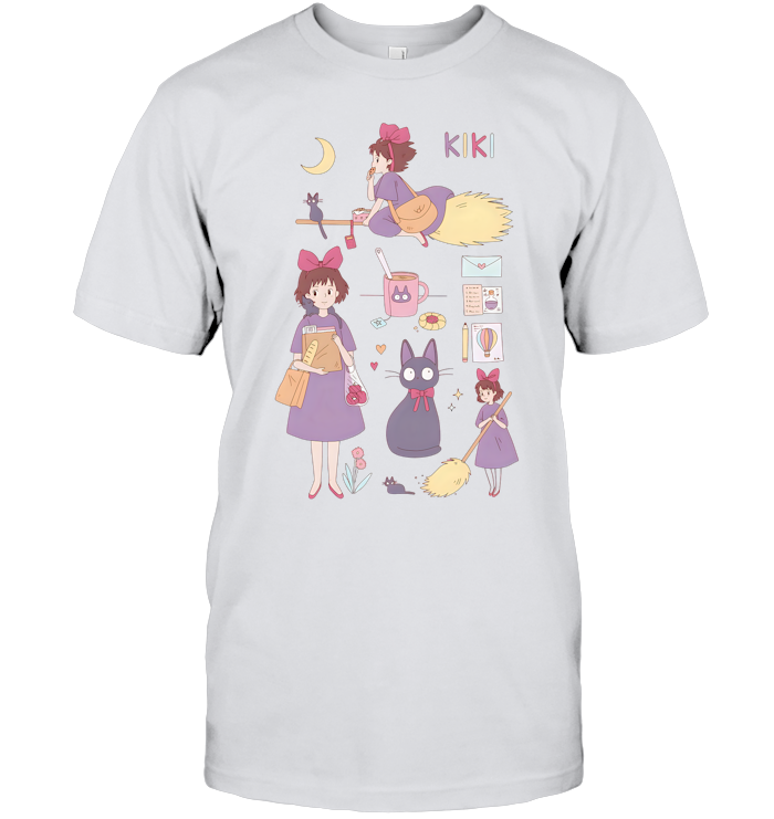 Kikis Delivery Service Jiji Shirt - ECOBT1411 (White Shirt)