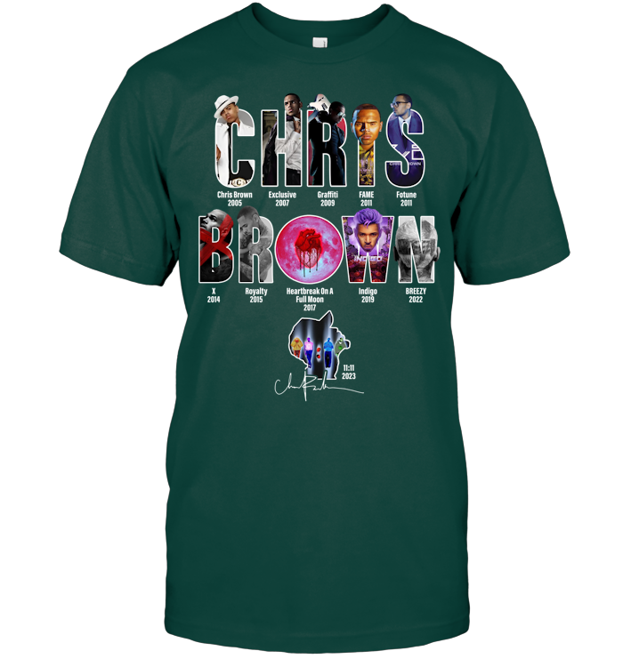 2025 Chris Brown Tour Breezy Bowl XX T-Shirt - ECOTR4063 (Black Shirt)