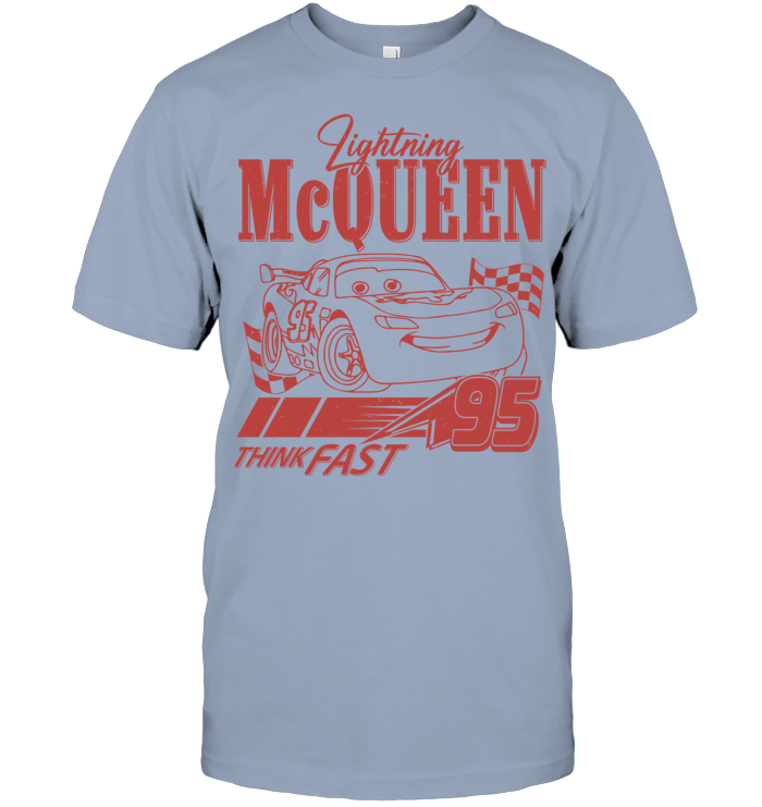 Lightning McQueen Two-Sided Shirt - ECOTR4011 (White Shirt)
