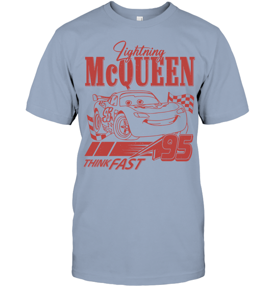 Lightning McQueen Two-Sided Shirt - ECOTR4011 (White Shirt)