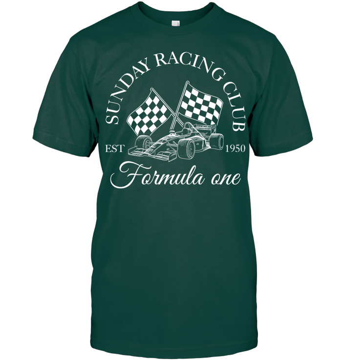 Sunday Racing Club Formula One T-Shirt - EVYBT1244 (black shirt)