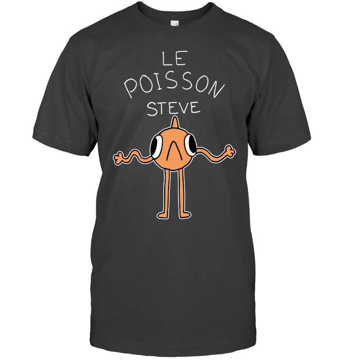 Le Poisson Steve T-Shirt - ECOLD113 (Black Shirt)