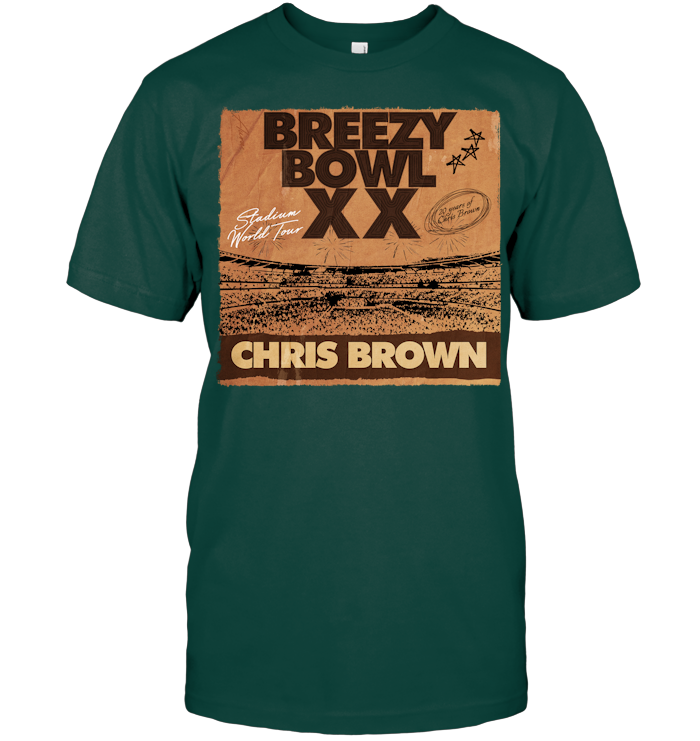 Brown Tour Breezy Bowl XX T-Shirt - ECOBT1399