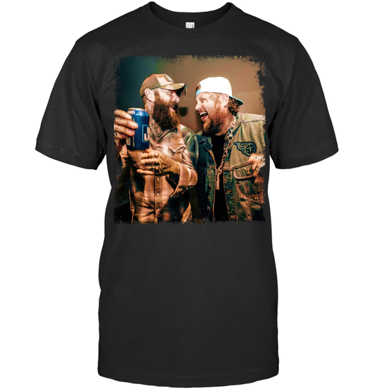 Post Malone Jelly Roll Concert Tour Shirt - ECOLD196 (Black Shirt)