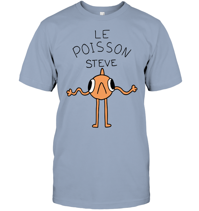 Le Poisson Steve T-Shirt - ECOLD113 (White Shirt)