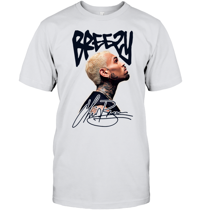 Chris Brown Breezy Bowl Tour Shirt - ECOTR4080 (White Shirt