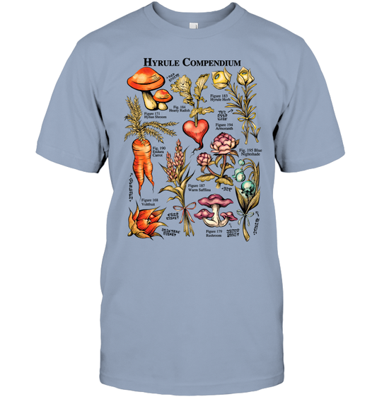 Hyrule Flora Shirt - EVYTR1535 (White Shirt)