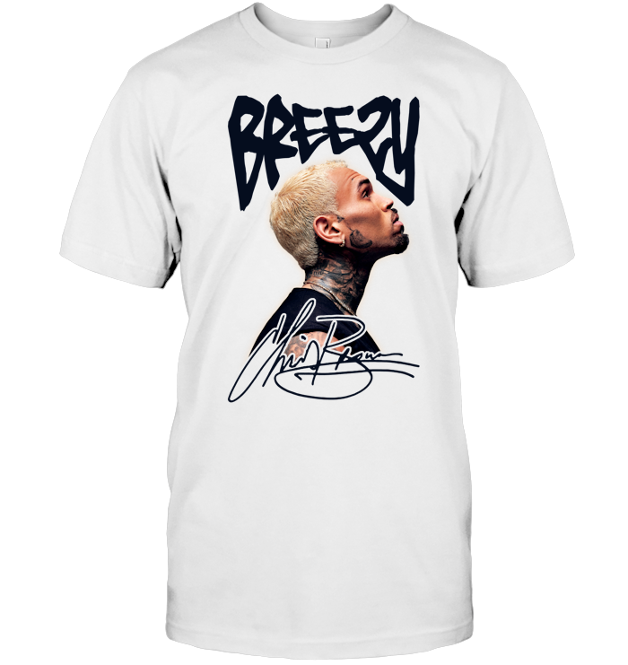 Chris Brown Breezy Bowl Tour Shirt - ECOTR4080 (White Shirt