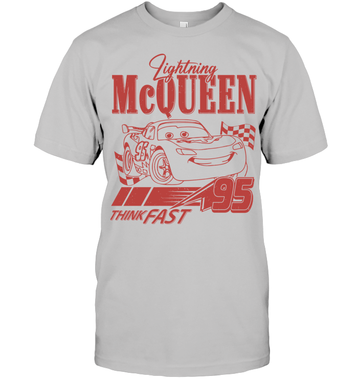 Lightning McQueen Two-Sided Shirt - ECOTR4011 (White Shirt)