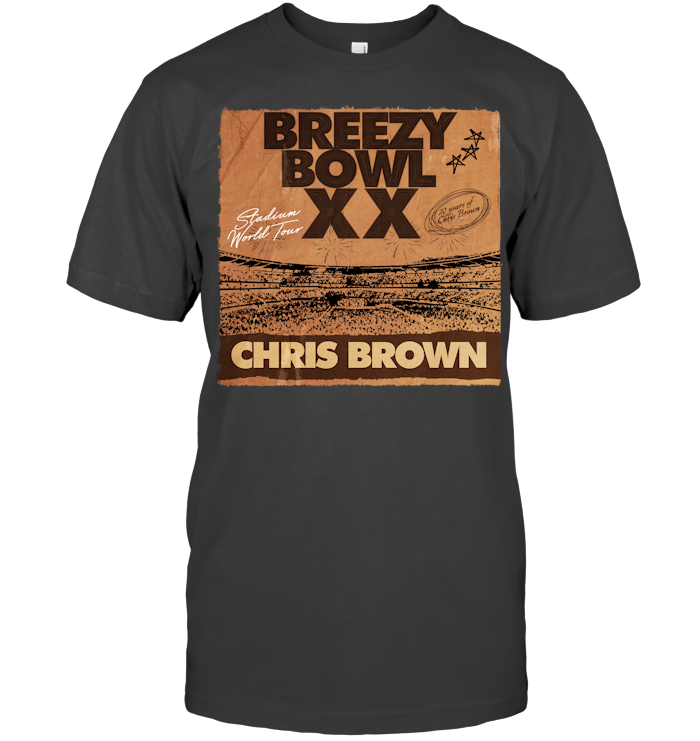 Brown Tour Breezy Bowl XX T-Shirt - ECOBT1399