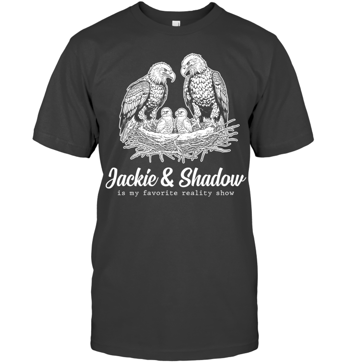 Jackie and Shadow Eagles Shirt - ECOBT1342 (black shirt)