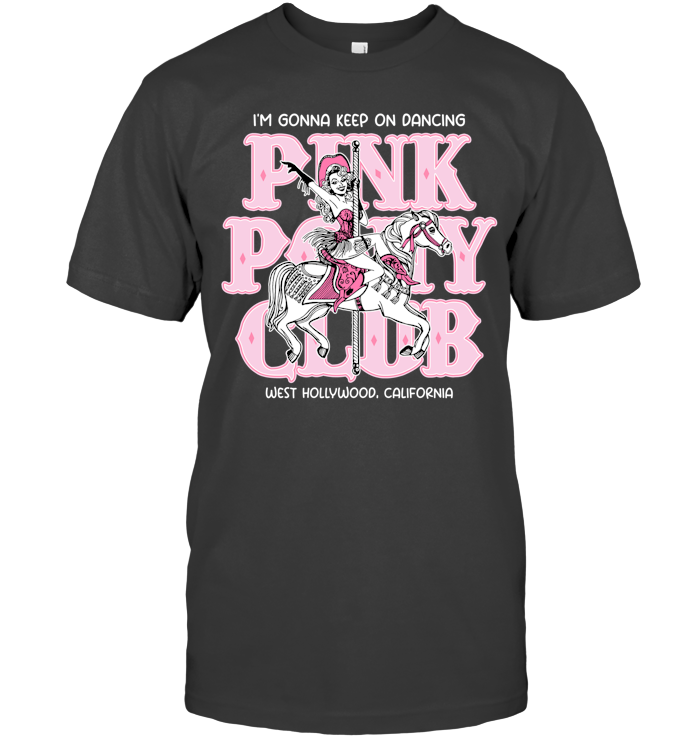 Pink Pony Club Tee - EVYBT349 (Black Shirt)
