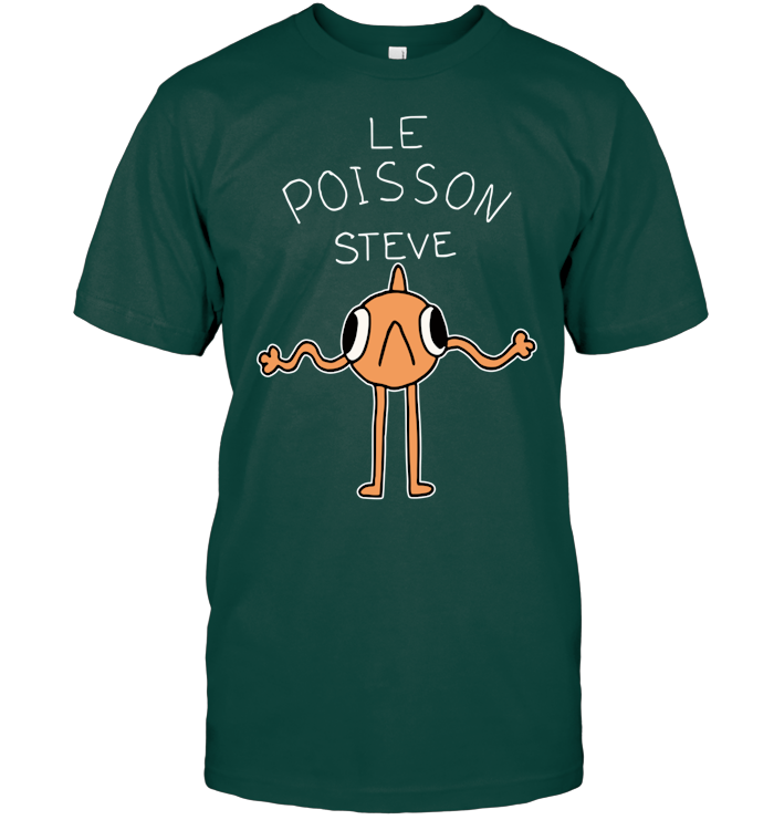 Le Poisson Steve T-Shirt - ECOLD113 (Black Shirt)