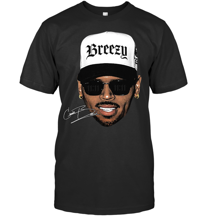 Chris B Music Shirt - ECOTT161 (Black Shirt)