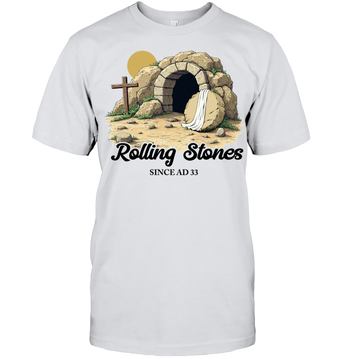 Rolling Stones Shirt - ECOBT1344 (White Shirt)