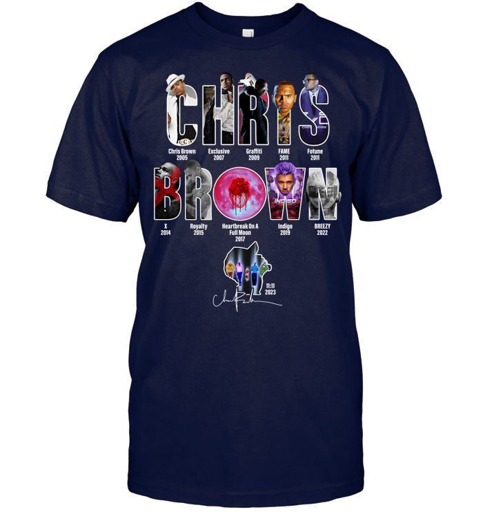 2025 Chris Brown Tour Breezy Bowl XX T-Shirt - ECOTR4063 (Black Shirt)