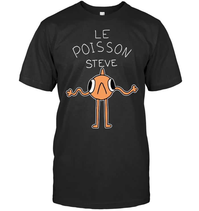 Le Poisson Steve T-Shirt - ECOLD113 (Black Shirt)