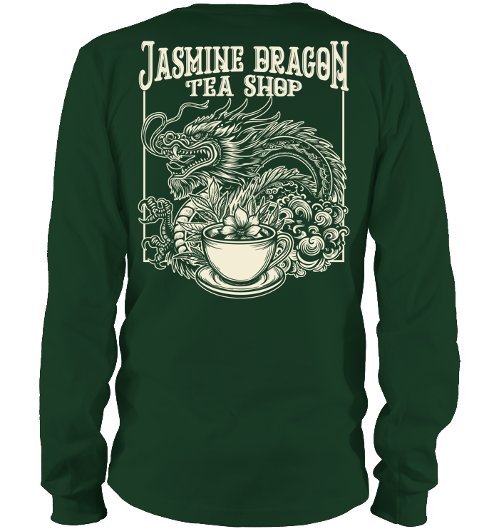 Jasmine Dragon Tea House Sweatshirt - ECOTR3933 (Black Shirt)
