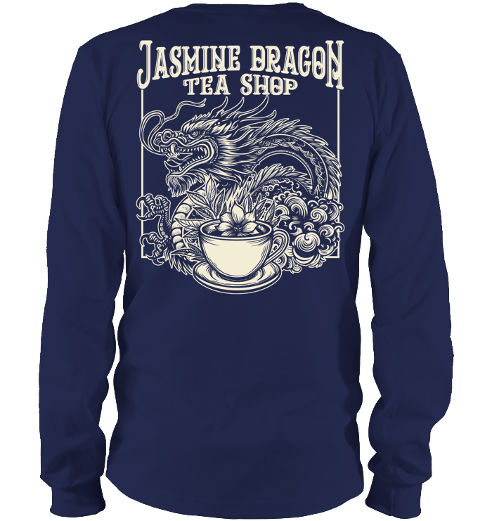 Jasmine Dragon Tea House Sweatshirt - ECOTR3933 (Black Shirt)
