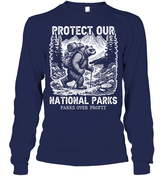 Protect Our National Parks Shirt - ECOBT1326 (black Shirt)
