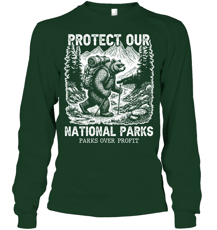 Protect Our National Parks Shirt - ECOBT1326 (black Shirt)
