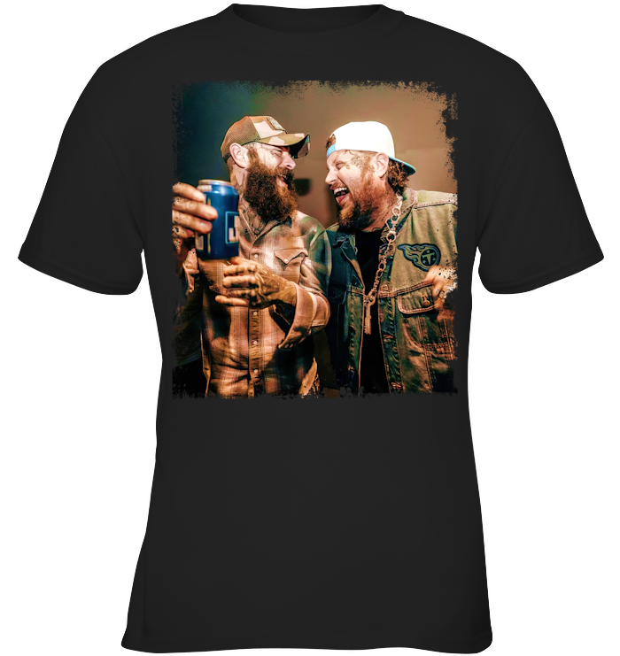 Post Malone Jelly Roll Concert Tour Shirt - ECOLD196 (Black Shirt)