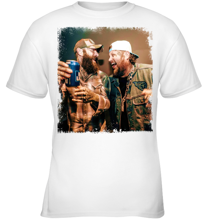 Post Malone Jelly Roll Concert Tour Shirt - ECOLD196 (White Shirt) copy