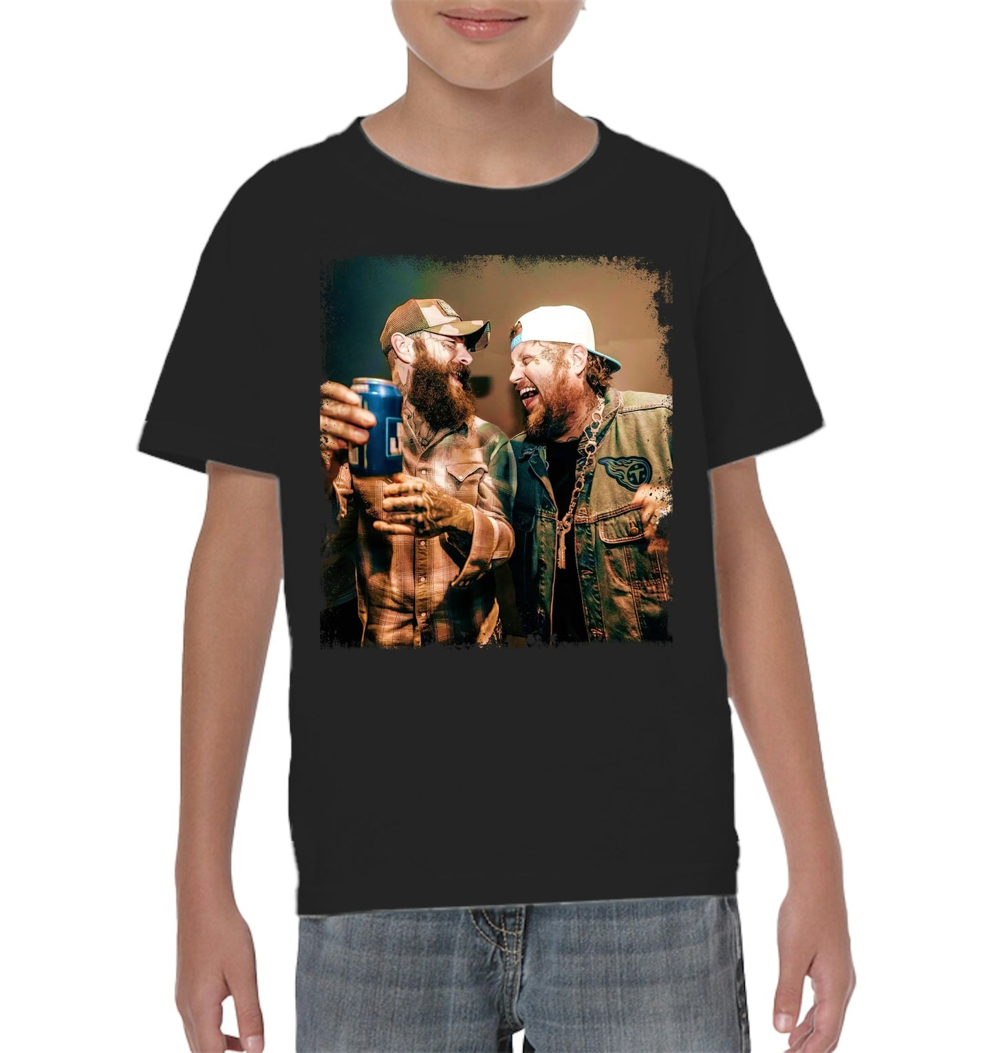 Post Malone Jelly Roll Concert Tour Shirt - ECOLD196 (Black Shirt)