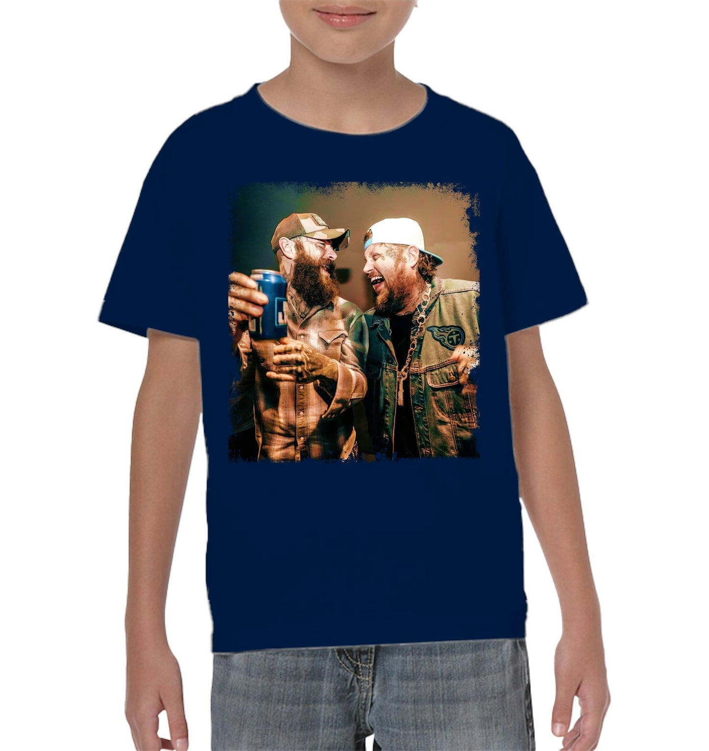 Post Malone Jelly Roll Concert Tour Shirt - ECOLD196 (Black Shirt)